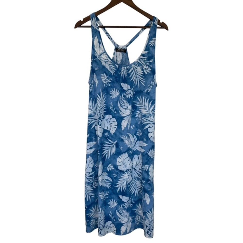 Ralph Lauren Black Label Razor back Blue Hawaiian Night Gown